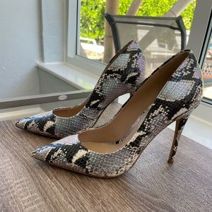 Aldo Iridescent Snakeskin Stilettos